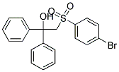 2-[(4-BROMOPHENYL)SULFONYL]-1,1-DIPHENYL-1-ETHANOL Struktur