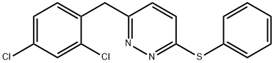 3-(2,4-DICHLOROBENZYL)-6-(PHENYLSULFANYL)PYRIDAZINE Struktur