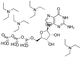 GTP BETA, GAMMA-32P TETRA-TRIETHYLAMMONIUM SALT Struktur