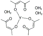 YTTRIUM ACETYLACETONATE TRIHYDRATE Struktur