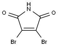 2,3-DIBROMOMALEIMIDE Struktur