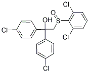 1,1-BIS(4-CHLOROPHENYL)-2-[(2,6-DICHLOROPHENYL)SULFINYL]-1-ETHANOL Struktur