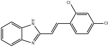 2-(2,4-DICHLOROSTYRYL)-1H-1,3-BENZIMIDAZOLE Struktur