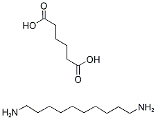 DECAMETHYLENE DIAMMONIUM ADIPATE Struktur