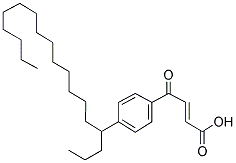 4-(4-OCTADECYL)-4-OXOBENZENEBUTENOIC ACID Struktur