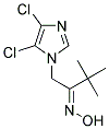 1-(4,5-DICHLOROIMIDAZOLYL)-2-(HYDROXYIMINO)-3,3-DIMETHYLBUTANE Struktur