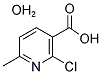 2-CHLORO-6-METHYLNICOTINIC ACID MONOHYDRATE Struktur