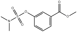 METHYL 3-([(DIMETHYLAMINO)SULFONYL]OXY)BENZENECARBOXYLATE Struktur