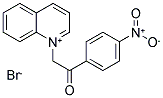 1-(4-NITROPHENYL)-2-QUINOLINIUM-1-YLETHAN-1-ONE BROMIDE Struktur