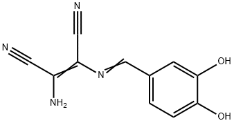 2-AMINO-1-(1-AZA-2-(3,4-DIHYDROXYPHENYL)VINYL)ETHENE-1,2-DICARBONITRILE Struktur