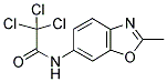 N1-(2-METHYL-1,3-BENZOXAZOL-6-YL)-2,2,2-TRICHLOROACETAMIDE Struktur