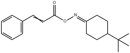 1-(TERT-BUTYL)-4-[(CINNAMOYLOXY)IMINO]CYCLOHEXANE Struktur