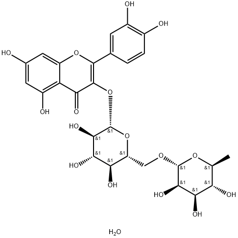 RUTIN TRIHYDRATE Struktur