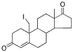 10-(IODOMETHYL)-13-METHYL-2,3,6,7,8,9,10,11,12,13,14,15,16,17-TETRADECAHYDRO-1H-CYCLOPENTA[A]PHENANTHRENE-3,17-DIONE Struktur