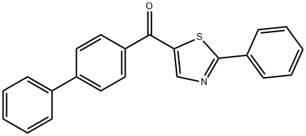 [1,1'-BIPHENYL]-4-YL(2-PHENYL-1,3-THIAZOL-5-YL)METHANONE Struktur