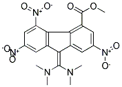 METHYL 9-[DI(DIMETHYLAMINO)METHYLIDENE]-2,5,7-TRINITRO-9H-FLUORENE-4-CARBOXYLATE Struktur