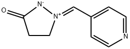 1-(4-PYRIDYL)METHYLENEIMMONIUM-3-PYRAZOLIDINEONE-1,2-INNER SALT Struktur