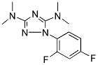 1-(2,4-DIFLUOROPHENYL)-N3,N3,N5,N5-TETRAMETHYL-1H-1,2,4-TRIAZOLE-3,5-DIAMINE Struktur