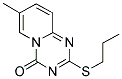 7-METHYL-2-(PROPYLSULFANYL)-4H-PYRIDO[1,2-A][1,3,5]TRIAZIN-4-ONE Struktur