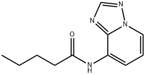 N-[1,2,4]TRIAZOLO[1,5-A]PYRIDIN-8-YLPENTANAMIDE Struktur