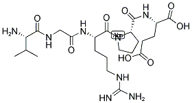 H-VAL-GLY-ARG-PRO-GLU-OH Struktur