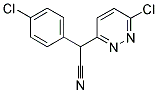 2-(4-CHLOROPHENYL)-2-(6-CHLORO-3-PYRIDAZINYL)ACETONITRILE Struktur