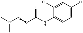 N-(2,4-DICHLOROPHENYL)-3-(DIMETHYLAMINO)ACRYLAMIDE Struktur