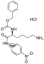 Z-L-LYSINE 4-NITROANILIDE HYDROCHLORIDE Struktur