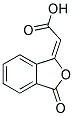 (2E)-(3-OXO-2-BENZOFURAN-1(3H)-YLIDENE)ACETIC ACID Struktur