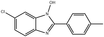 6-CHLORO-2-(4-METHYLPHENYL)-1H-1,3-BENZIMIDAZOL-1-OL Struktur