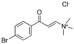 [3-(4-BROMOPHENYL)-3-OXOPROP-1-ENYL](TRIMETHYL)AMMONIUM CHLORIDE Struktur