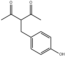 3-(4-HYDROXYBENZYL)-2,4-PENTANEDIONE Struktur