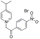 2-(4-ISOPROPYLPYRIDINIUM-1-YL)-1-(4-NITROPHENYL)ETHAN-1-ONE BROMIDE Struktur