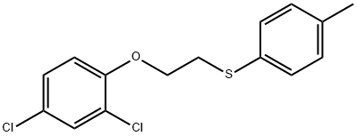 2,4-DICHLORO-1-(2-[(4-METHYLPHENYL)SULFANYL]ETHOXY)BENZENE Struktur