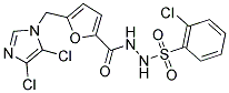 N'1-((5-[(4,5-DICHLORO-1H-IMIDAZOL-1-YL)METHYL]-2-FURYL)CARBONYL)-2-CHLOROBENZENE-1-SULFONOHYDRAZIDE Struktur