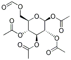 2,3,5-TRI(ACETYLOXY)-6-(FORMYLOXYMETHYL)TETRAHYDRO-2H-PYRAN-4-YL ACETATE Struktur