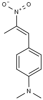 1-(4-(DIMETHYLAMINO)PHENYL)-2-NITROPROPENE Struktur