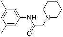 N-(3,5-DIMETHYLPHENYL)-2-PIPERIDINOACETAMIDE Struktur