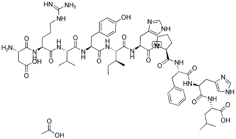 ANGIOTENSIN I HUMAN ACETATE SALT Struktur