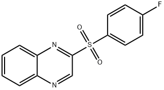 2-[(4-FLUOROPHENYL)SULFONYL]QUINOXALINE Struktur