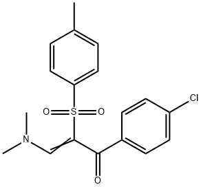 1-(4-CHLOROPHENYL)-3-(DIMETHYLAMINO)-2-[(4-METHYLPHENYL)SULFONYL]-2-PROPEN-1-ONE Struktur