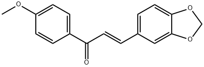 3-(1,3-BENZODIOXOL-5-YL)-1-(4-METHOXYPHENYL)-2-PROPEN-1-ONE Struktur