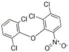 1,2-DICHLORO-3-(2,6-DICHLOROPHENOXY)-4-NITROBENZENE Struktur