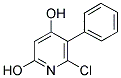 6-CHLORO-5-PHENYL-2,4-PYRIDINEDIOL Struktur