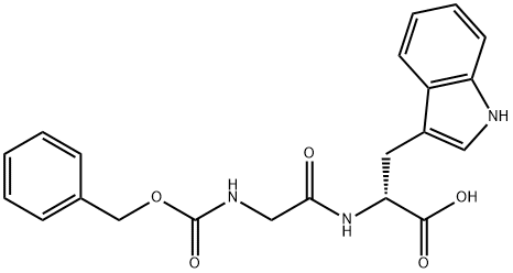 Z-GLY-D-TRP-OH Struktur