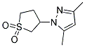 3-(3,5-DIMETHYL-1H-PYRAZOL-1-YL)TETRAHYDRO-1H-1LAMBDA6-THIOPHENE-1,1-DIONE Struktur