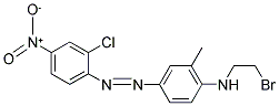 N1-(2-BROMOETHYL)-4-[2-(2-CHLORO-4-NITROPHENYL)DIAZ-1-ENYL]-2-METHYLANILINE Struktur