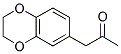 (3,4-ETHYLENEDIOXYPHENYL)ACETONE Struktur