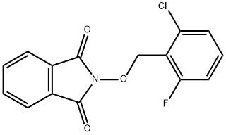 2-[(2-CHLORO-6-FLUOROBENZYL)OXY]-1H-ISOINDOLE-1,3(2H)-DIONE Struktur