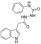 1-(2-(INDOL-3-YL)-ACETYL)-4-PHENYLSEMICARBAZIDE Struktur